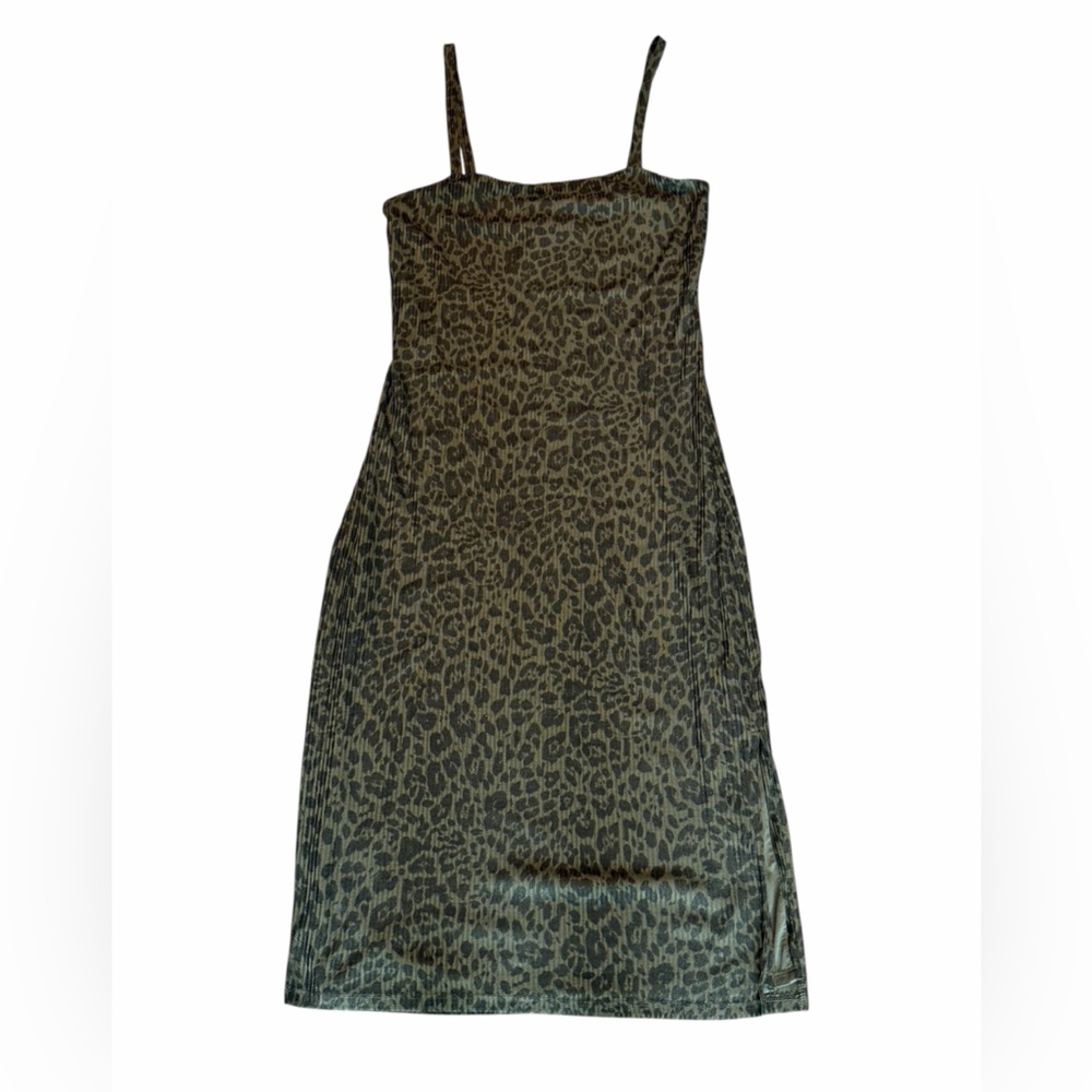 Express Leopard Print Midi Dress - Picture 3 of 7